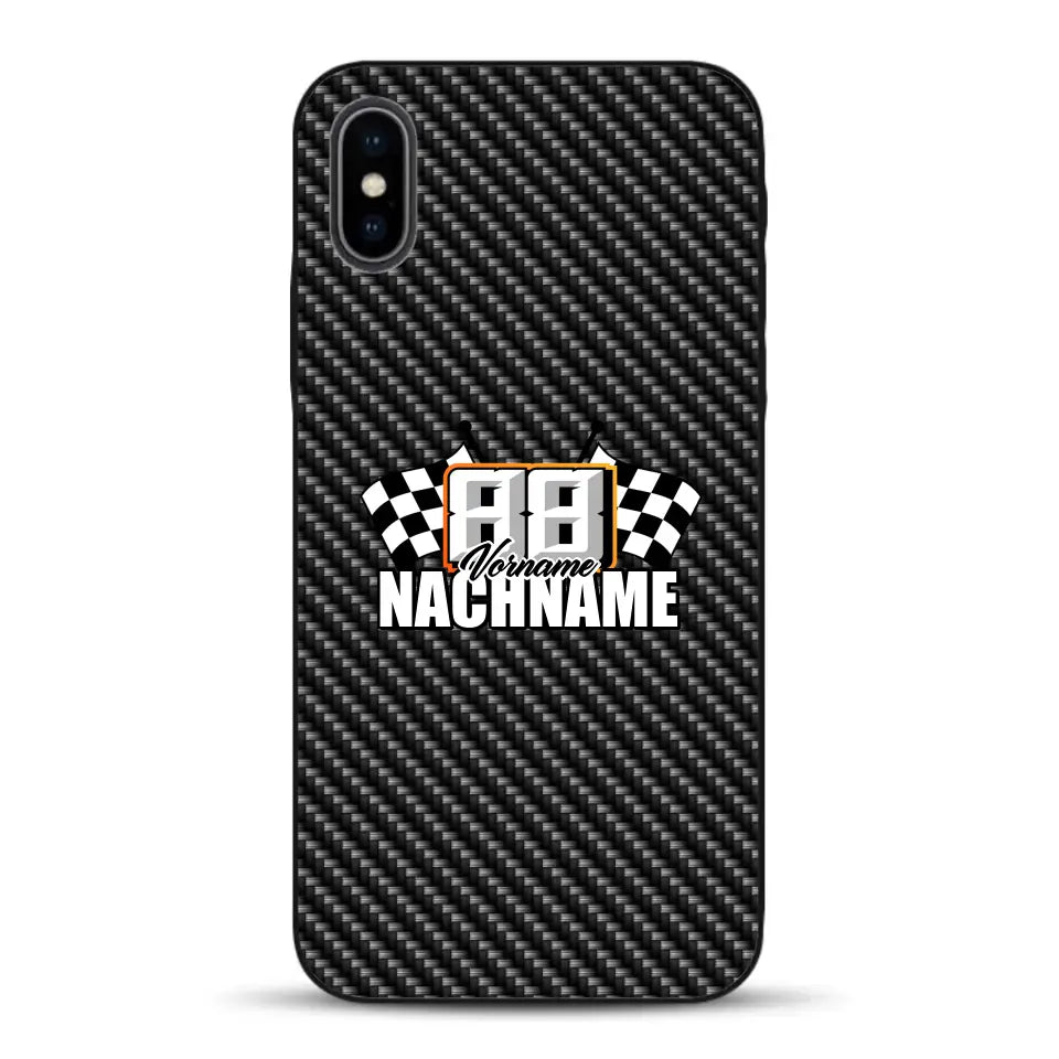 Carbon style #1 - Custom phone case for iPhone
