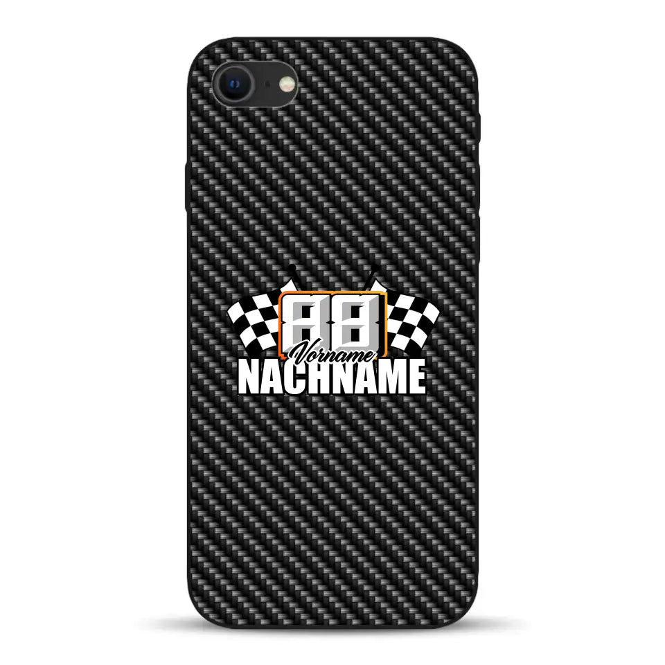 Carbon style #1 - Custom phone case for iPhone