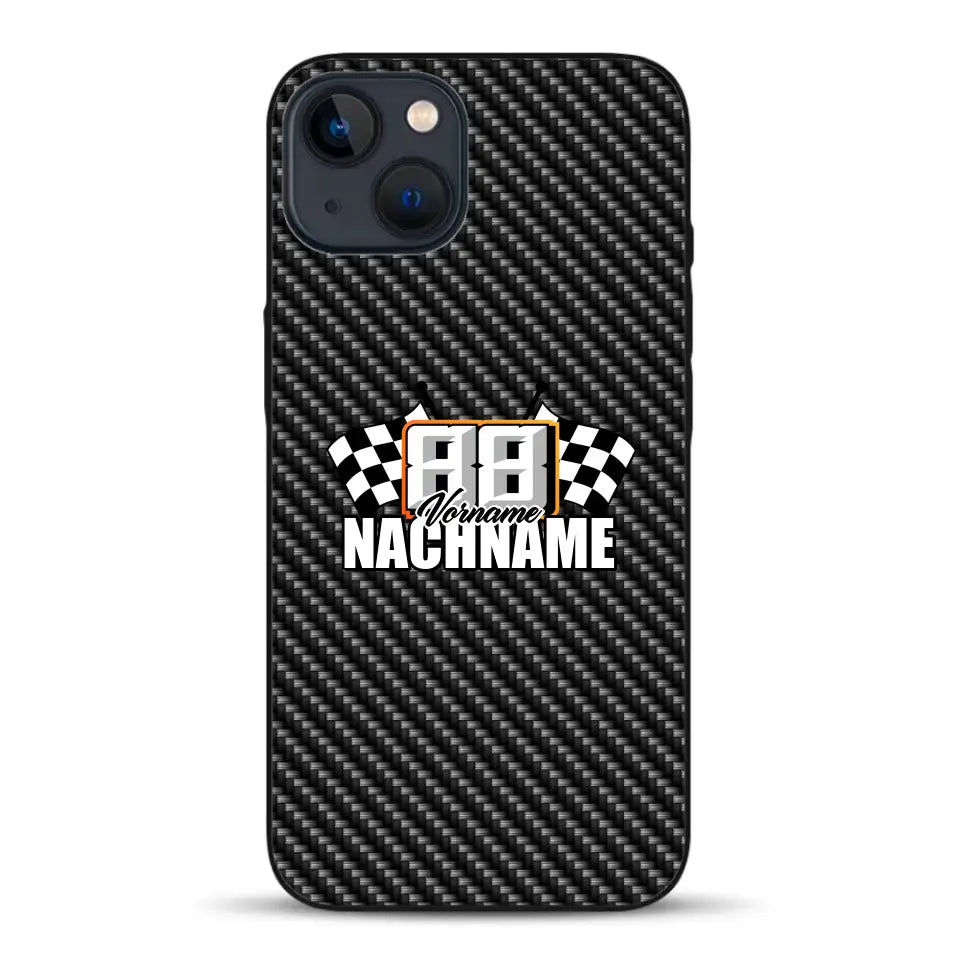 Carbon style #1 - Custom phone case for iPhone