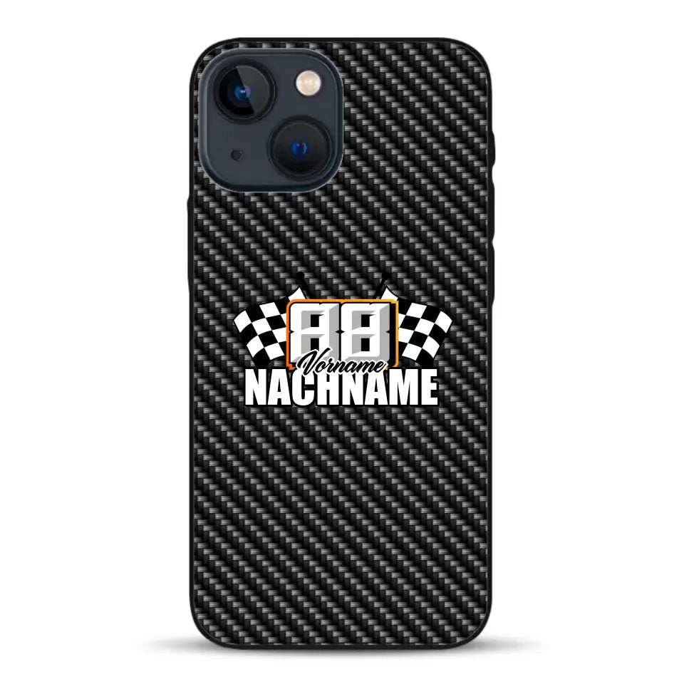 Carbon style #1 - Custom phone case for iPhone