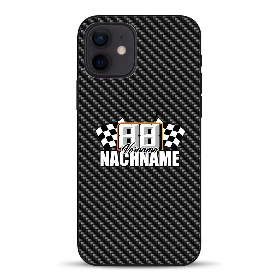 Carbon style #1 - Custom phone case for iPhone