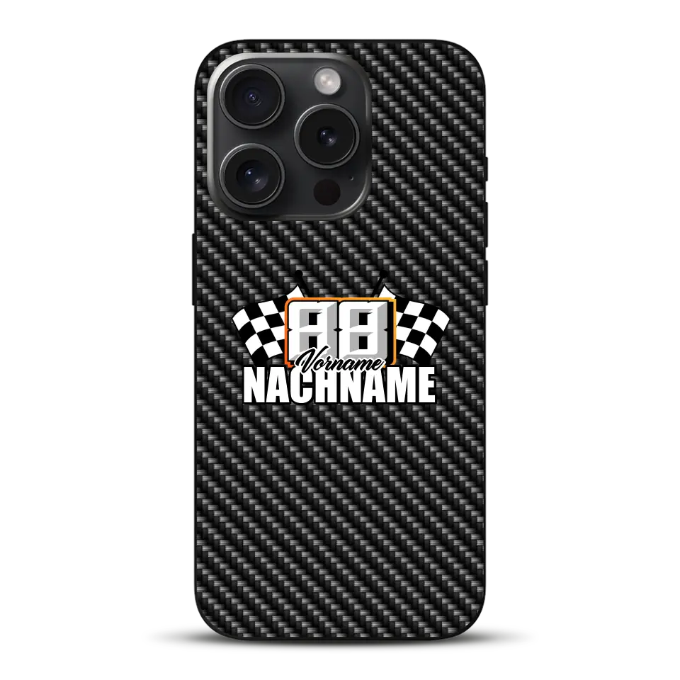 Carbon style #1 - Custom phone case for iPhone