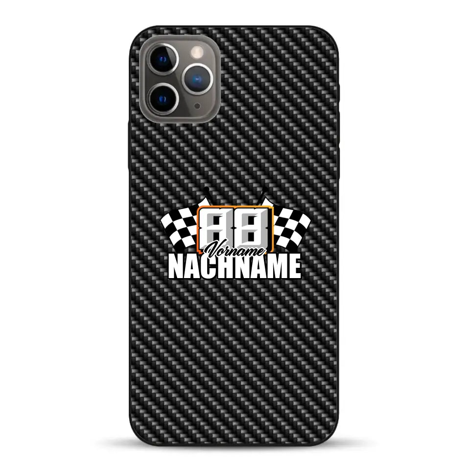 Carbon style #1 - Custom phone case for iPhone