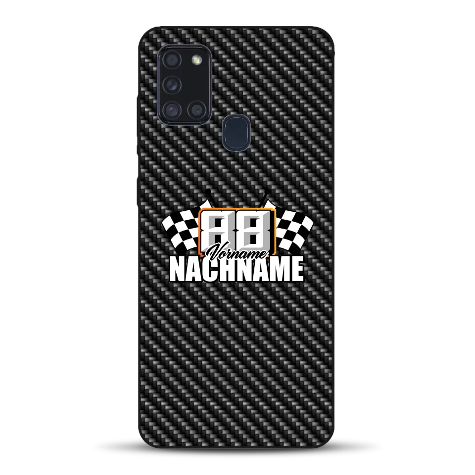 Carbon style #1 - Custom phone case for Samsung