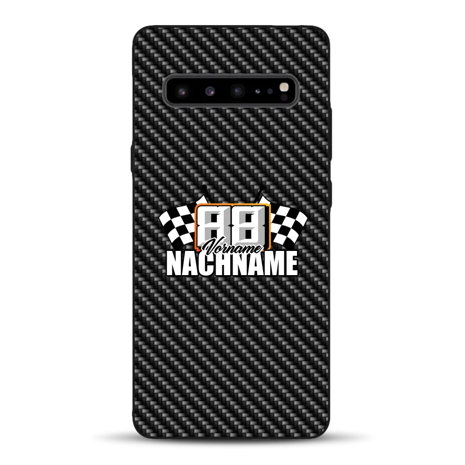 Carbon style #1 - Custom phone case for Samsung