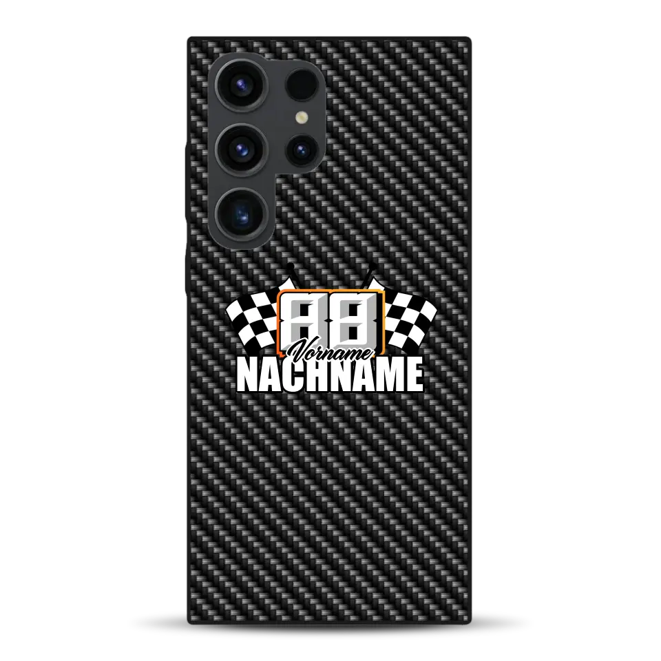 Carbon style #1 - Custom phone case for Samsung