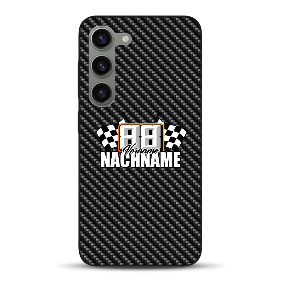 Stile carbonio #1 - Custodia per cellulare personalizzata per Samsung