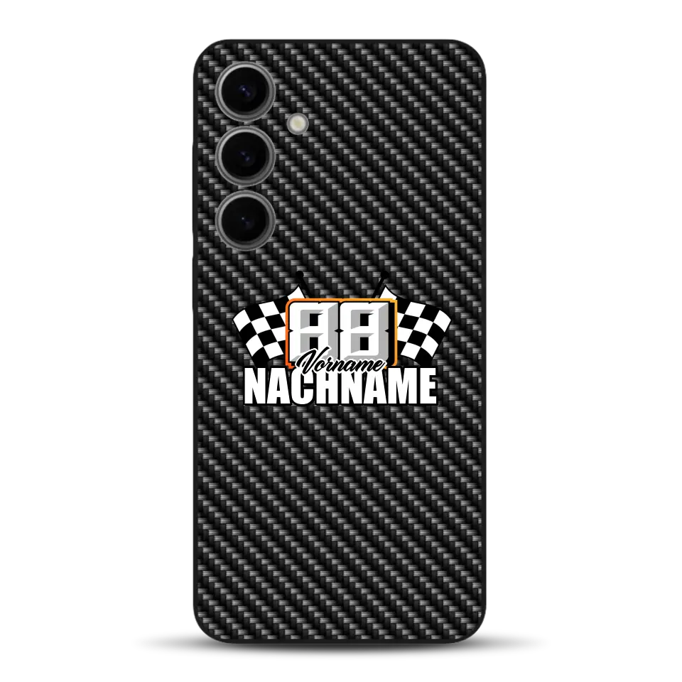 Carbon style #1 - Custom phone case for Samsung