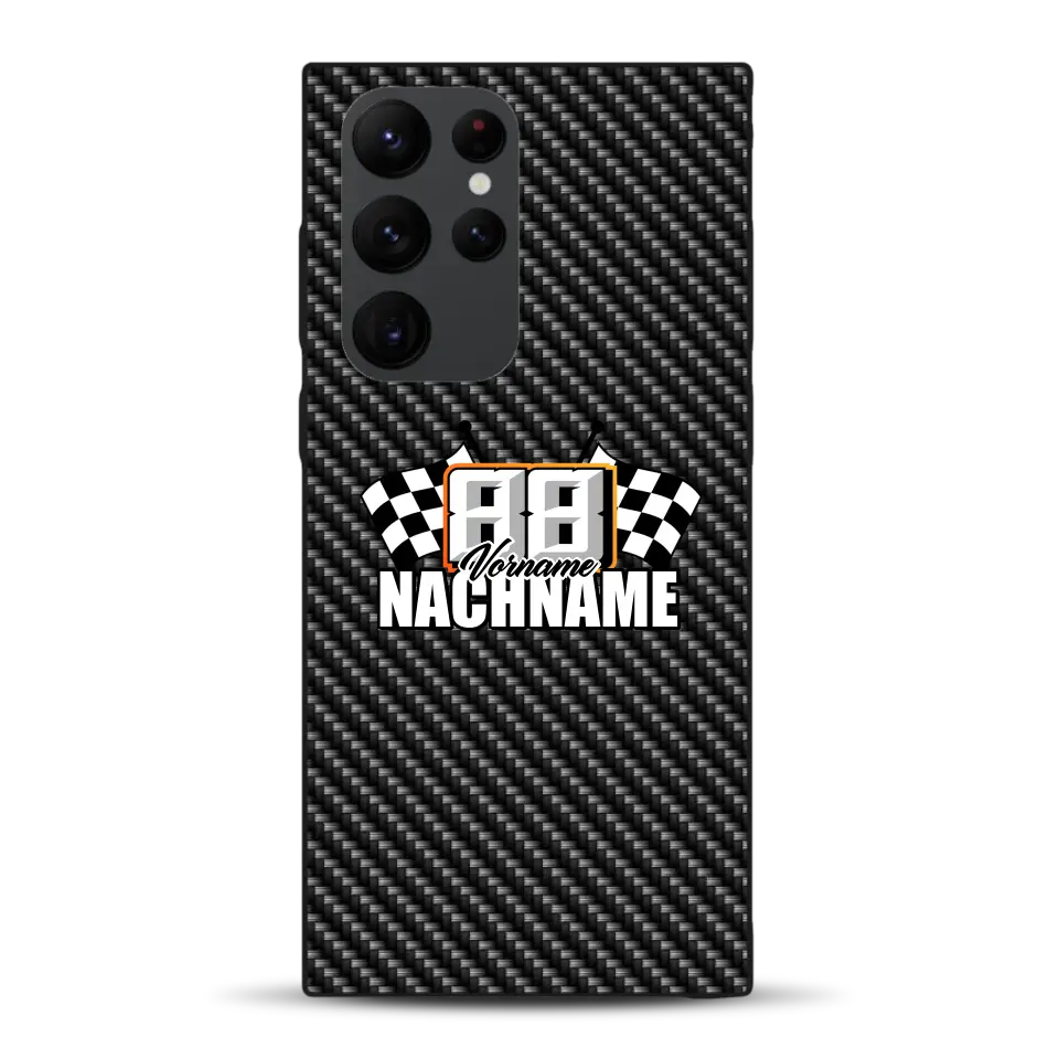 Carbon style #1 - Custom phone case for Samsung