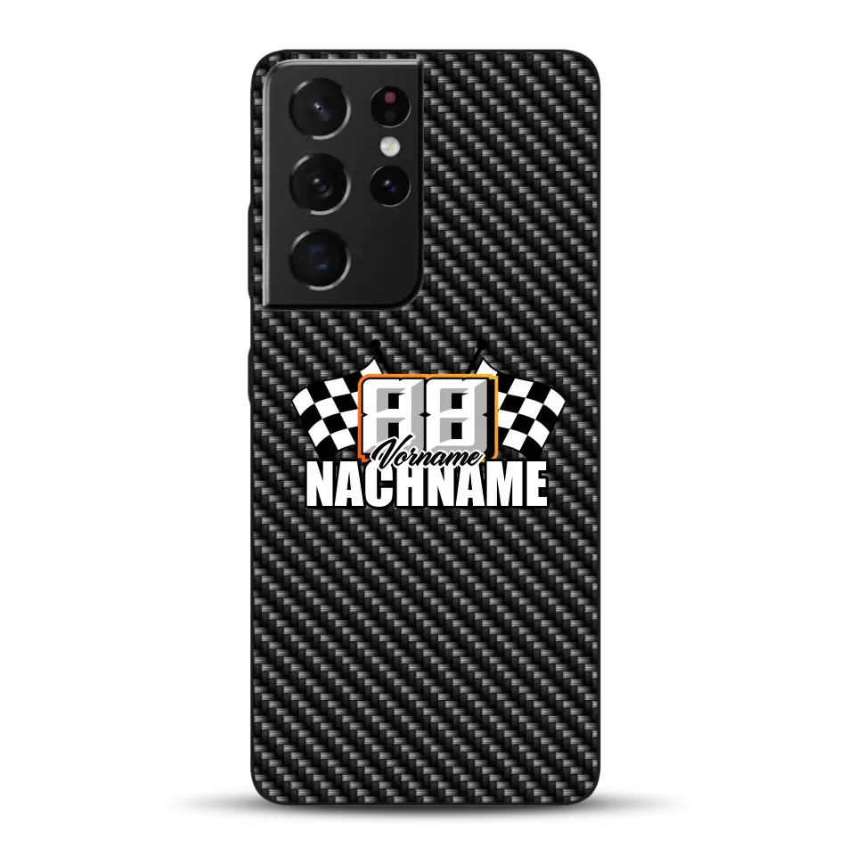 Carbon style #1 - Custom phone case for Samsung