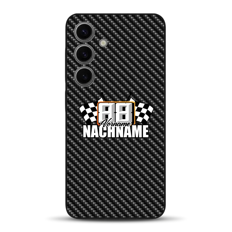 Carbon style #1 - Custom phone case for Samsung