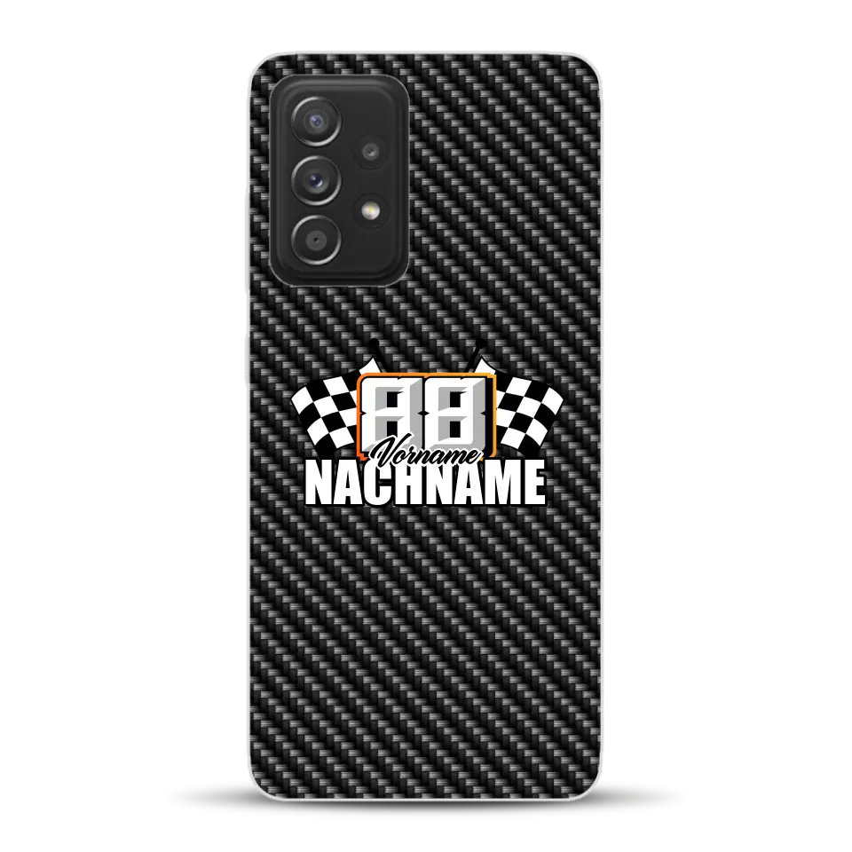 Carbon style #1 - Custom phone case for Samsung