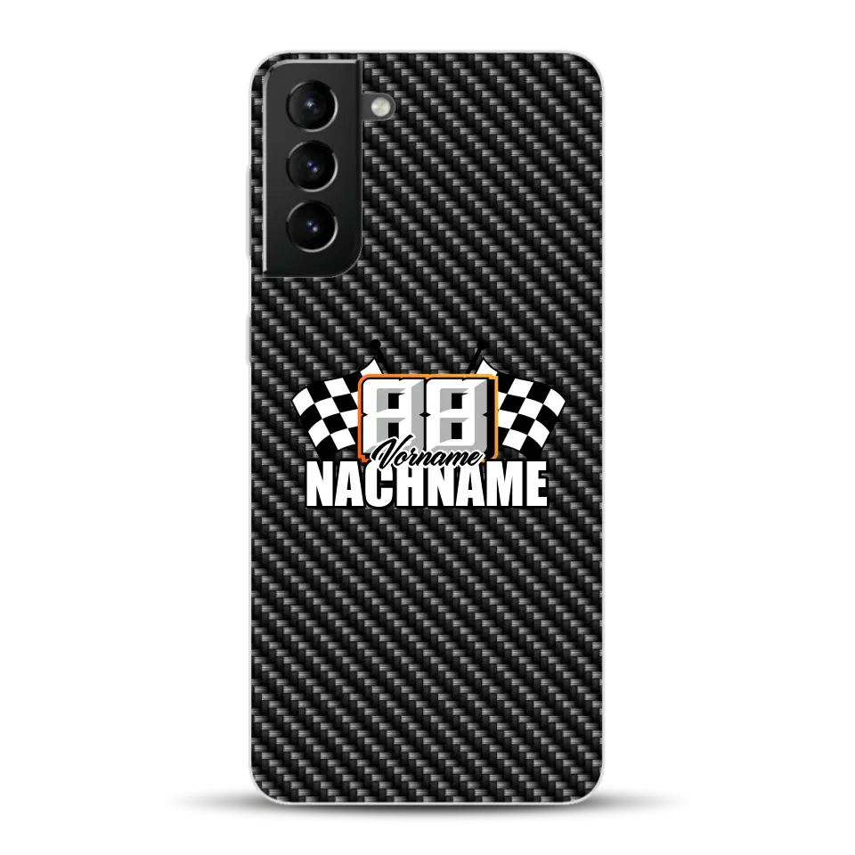 Stile carbonio #1 - Custodia per cellulare personalizzata per Samsung