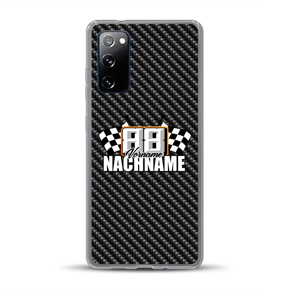 Stile carbonio #1 - Custodia per cellulare personalizzata per Samsung
