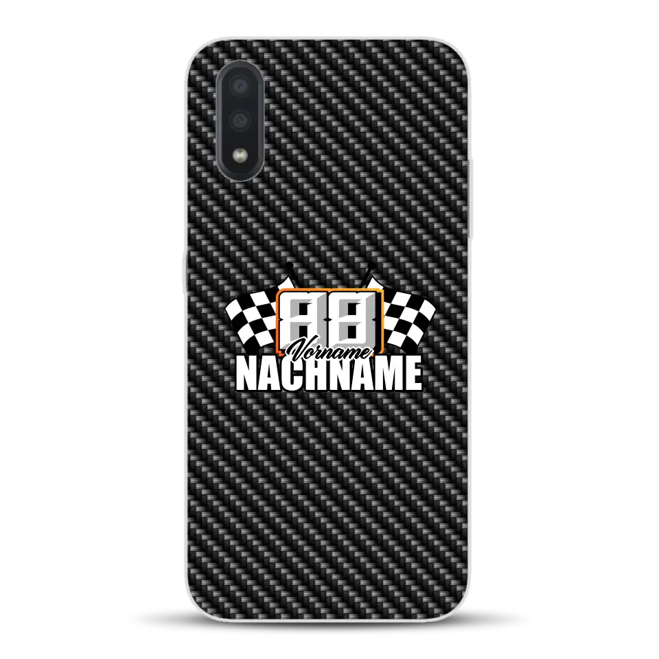 Carbon style #1 - Custom phone case for Samsung