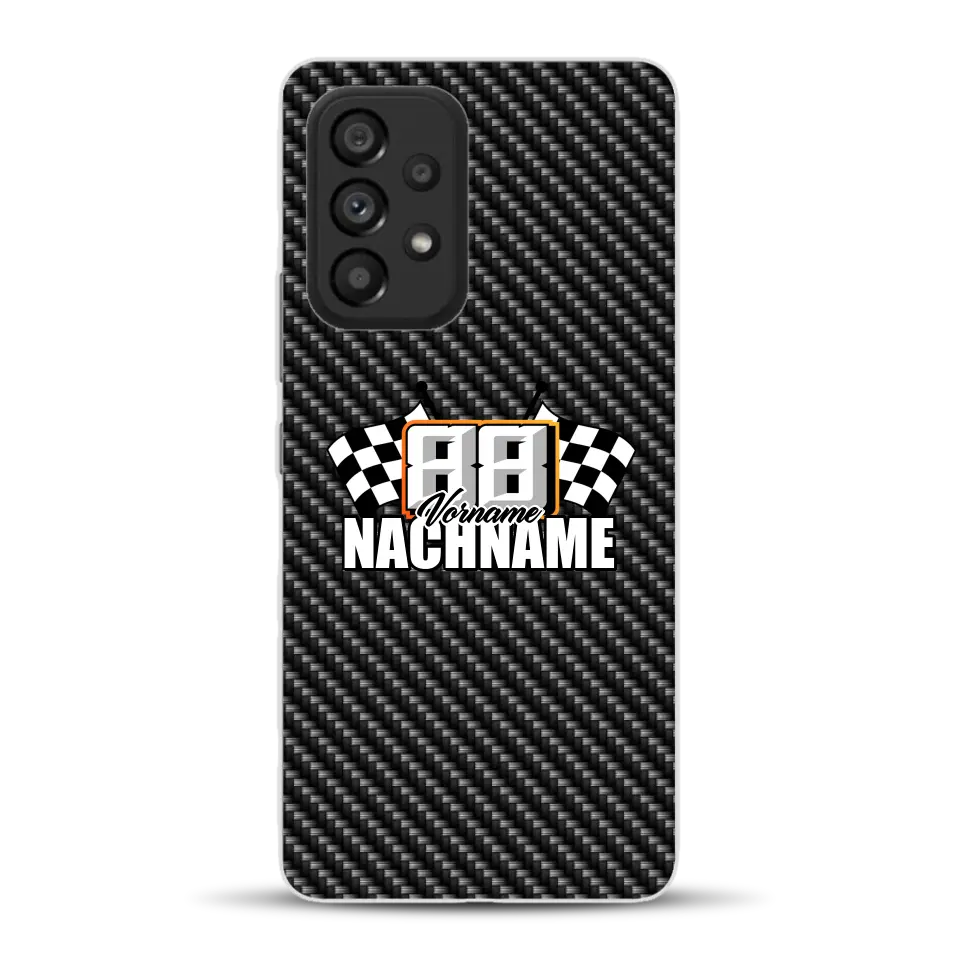 Carbon style #1 - Custom phone case for Samsung
