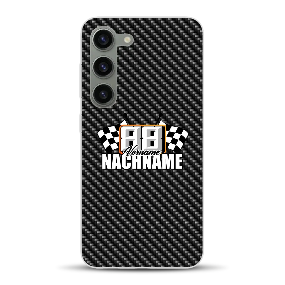 Stile carbonio #1 - Custodia per cellulare personalizzata per Samsung
