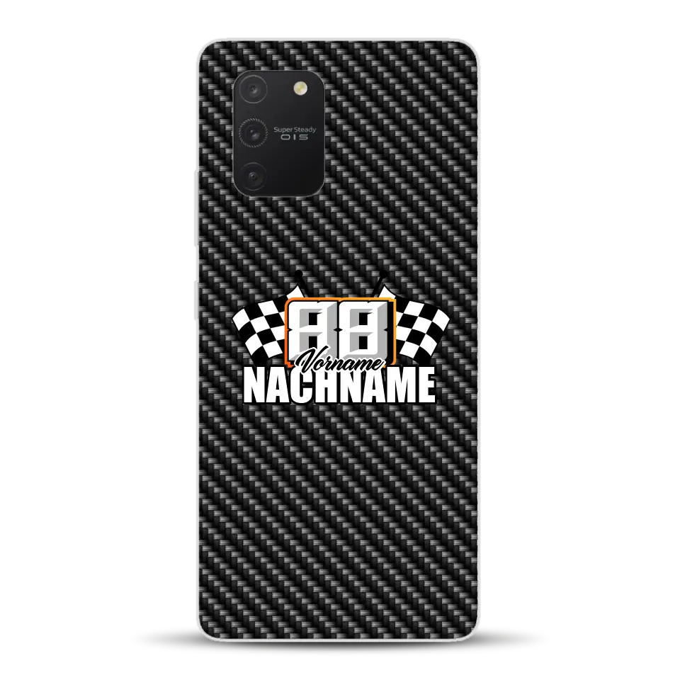 Carbon style #1 - Custom phone case for Samsung