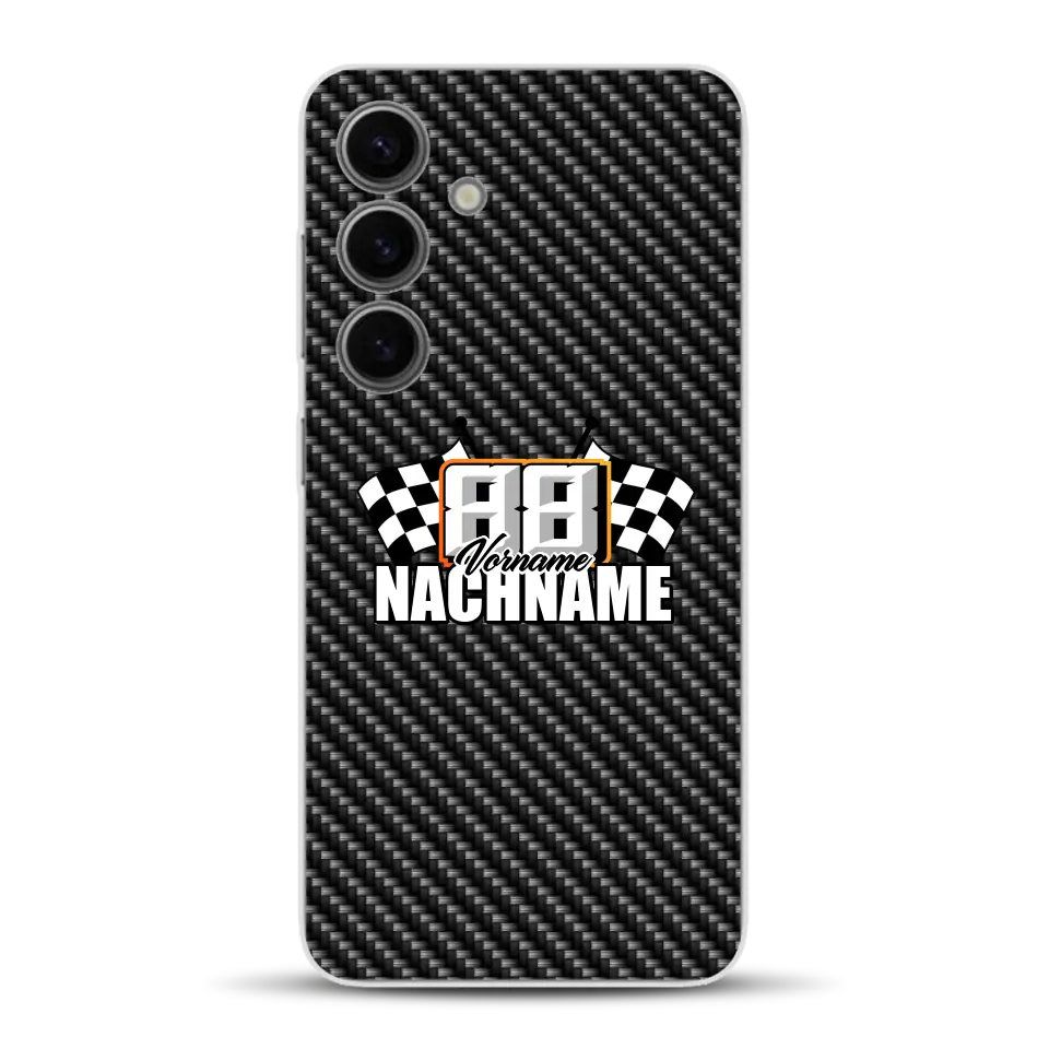 Stile carbonio #1 - Custodia per cellulare personalizzata per Samsung