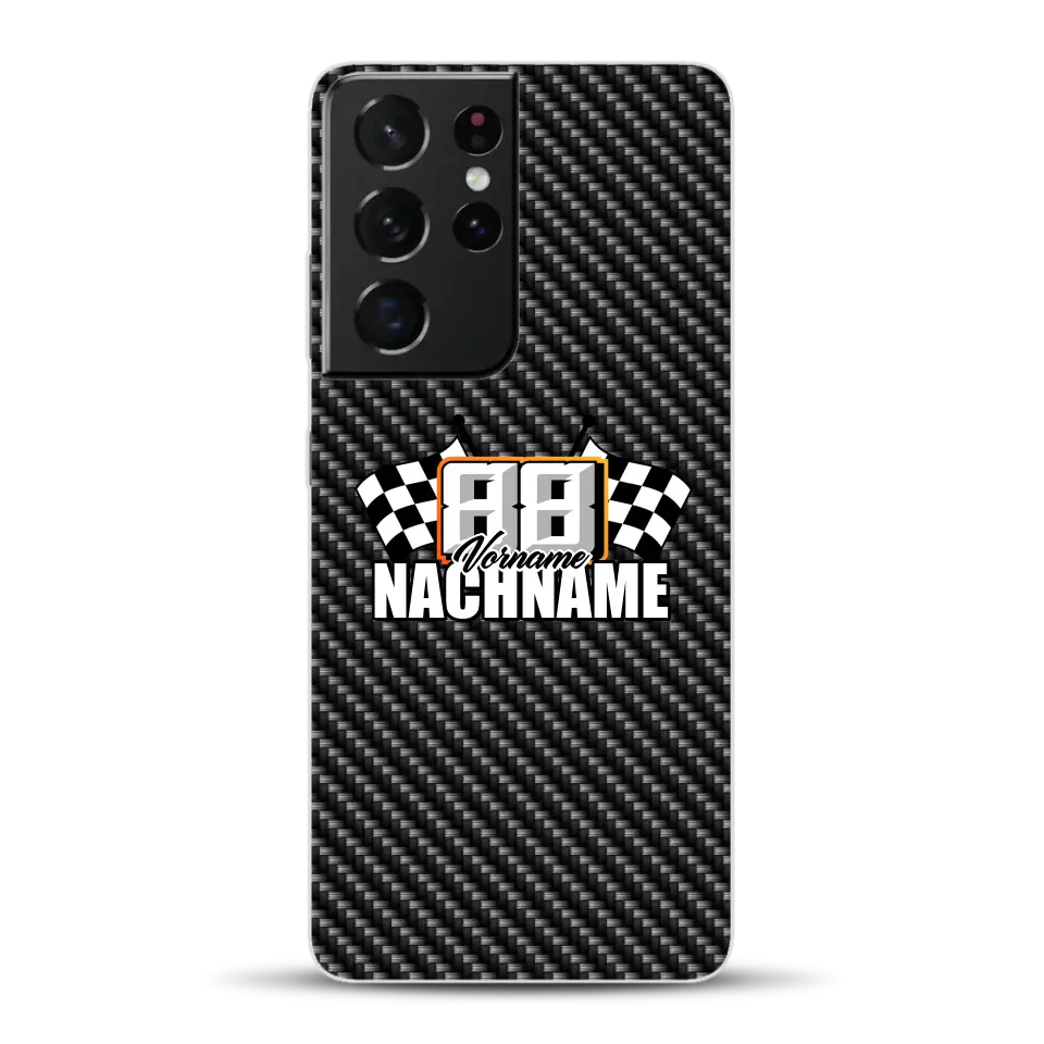 Stile carbonio #1 - Custodia per cellulare personalizzata per Samsung