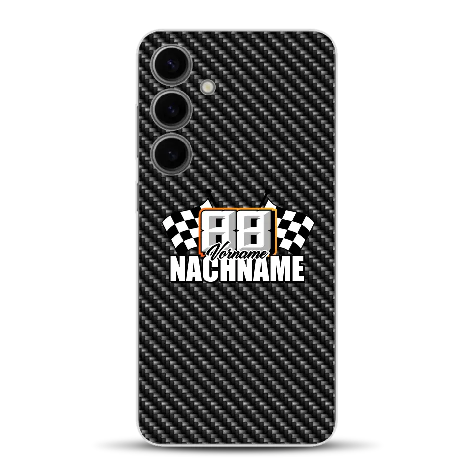 Stile carbonio #1 - Custodia per cellulare personalizzata per Samsung