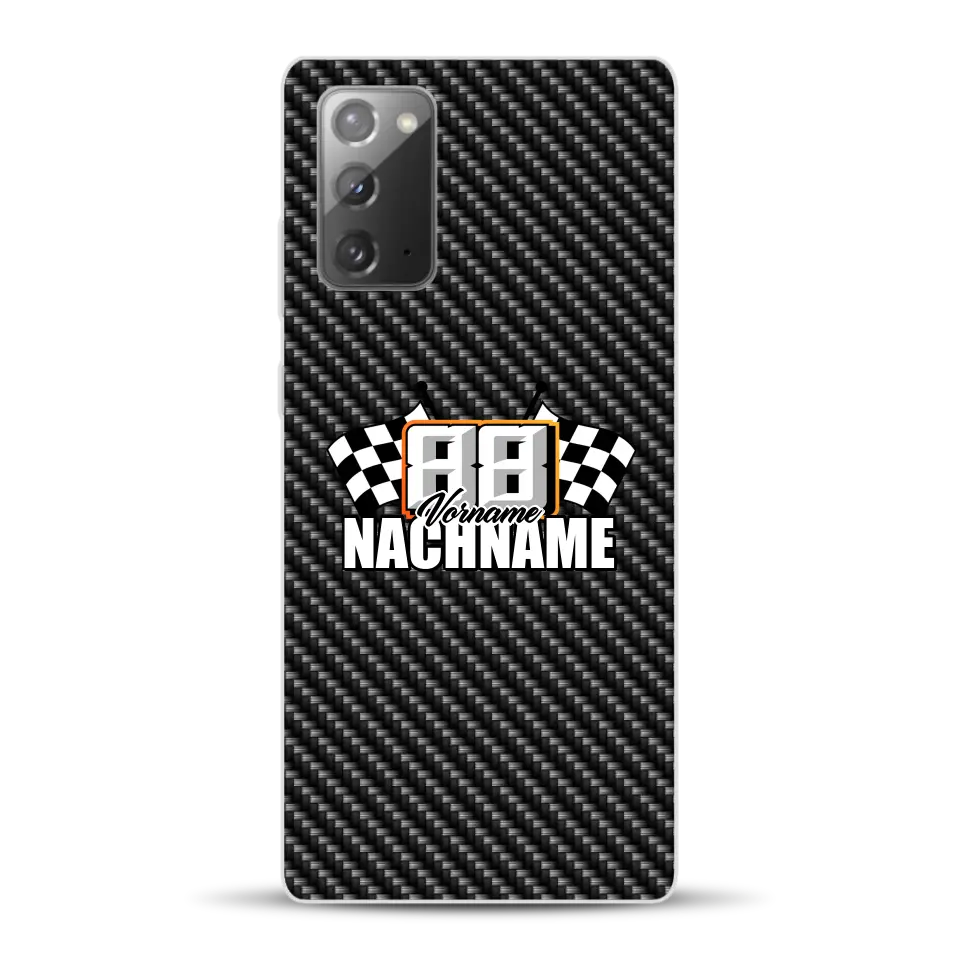 Carbon style #1 - Custom phone case for Samsung