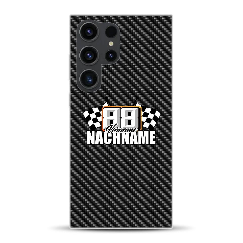 Stile carbonio #1 - Custodia per cellulare personalizzata per Samsung