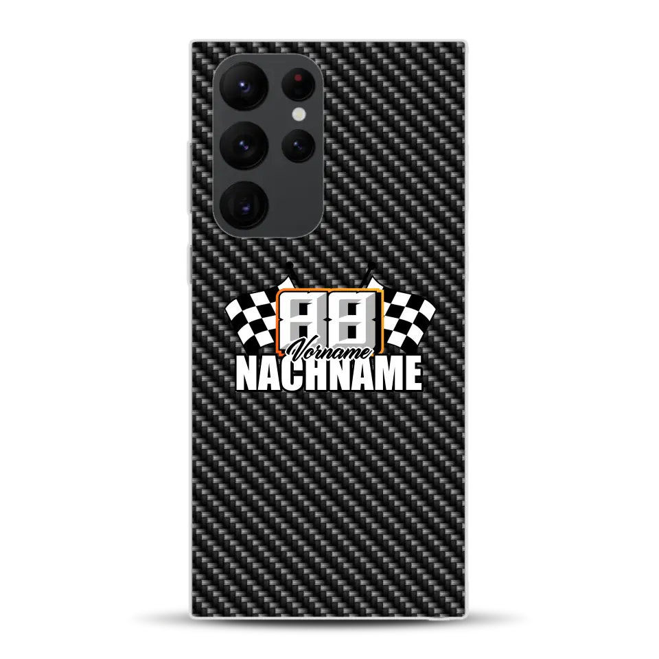 Stile carbonio #1 - Custodia per cellulare personalizzata per Samsung