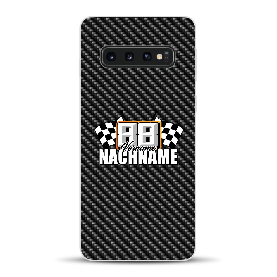 Carbon style #1 - Custom phone case for Samsung