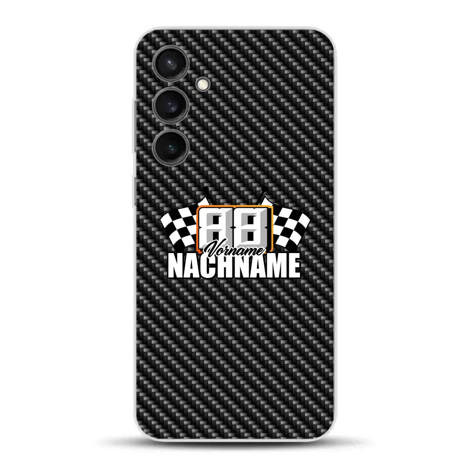Stile carbonio #1 - Custodia per cellulare personalizzata per Samsung