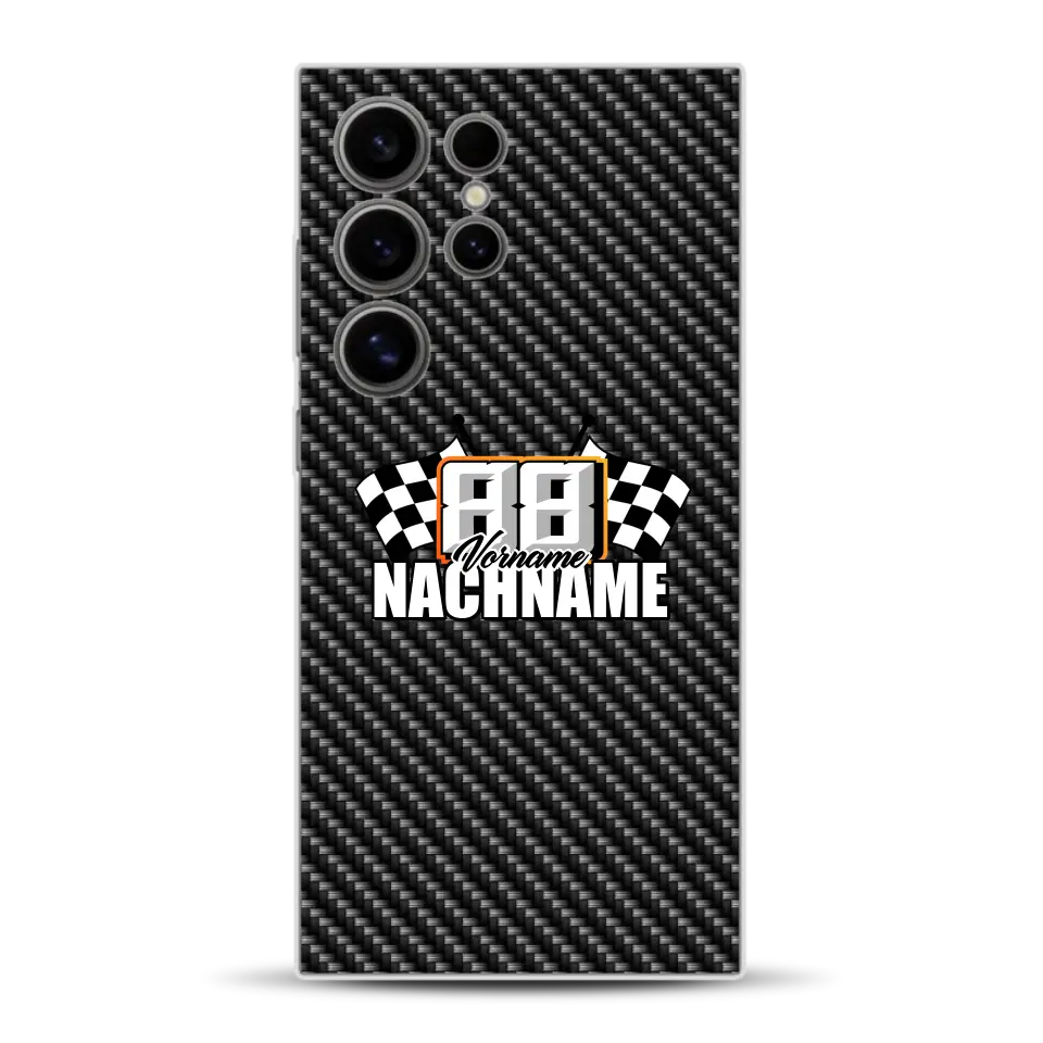 Stile carbonio #1 - Custodia per cellulare personalizzata per Samsung