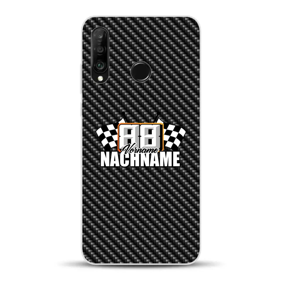 Carbon Style #1 - Individuelle Handyhülle für Huawei
