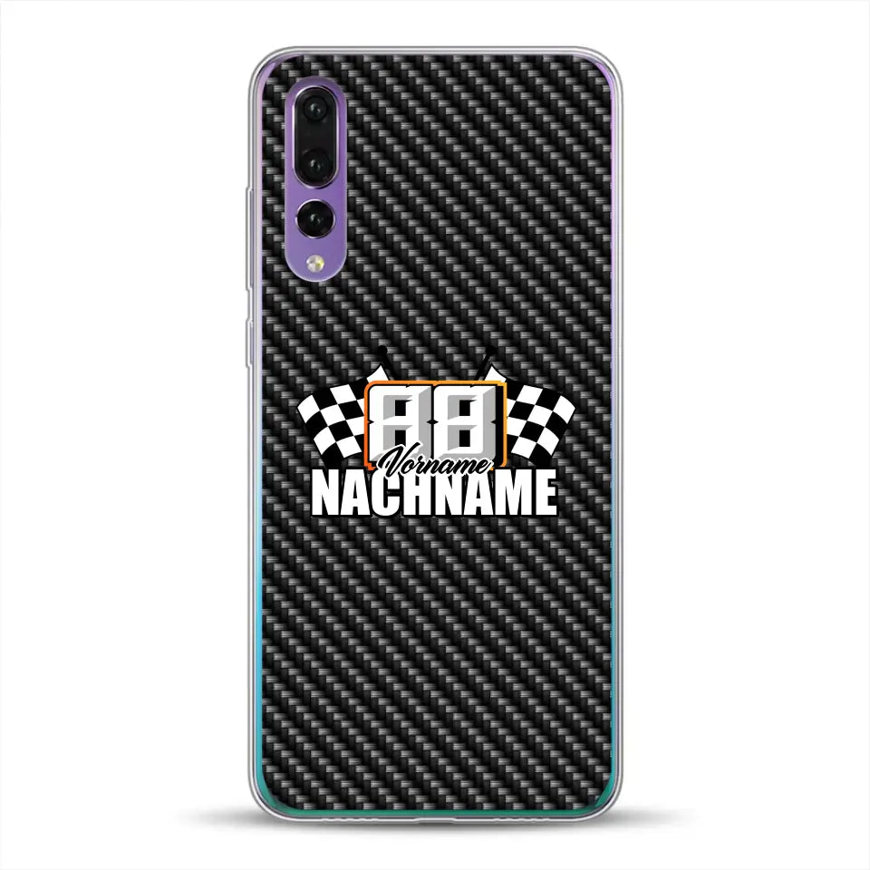 Carbon Style #1 - Individuelle Handyhülle für Huawei