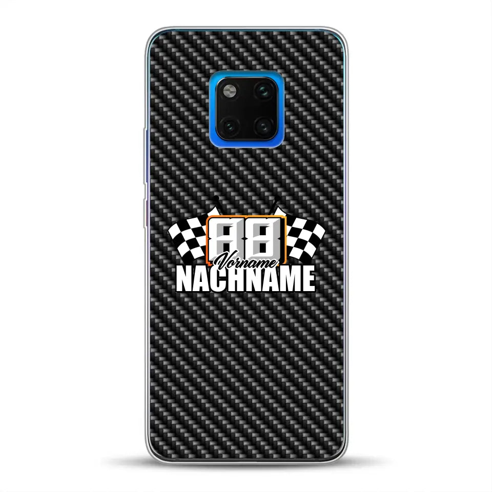 Carbon Style #1 - Individuelle Handyhülle für Huawei