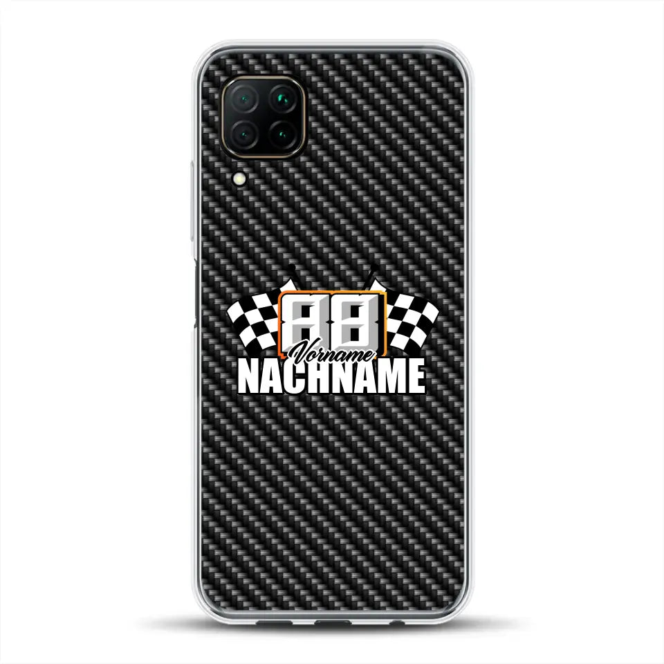 Carbon Style #1 - Individuelle Handyhülle für Huawei