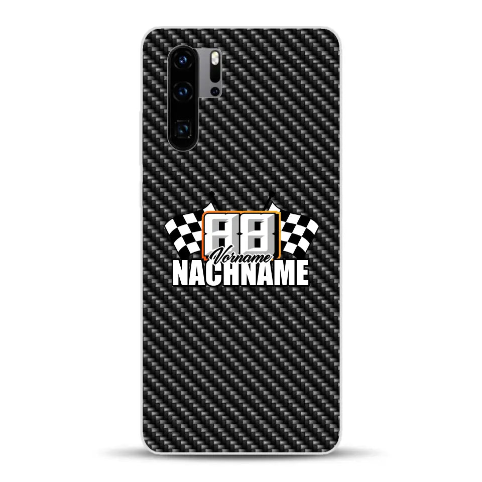 Carbon Style #1 - Individuelle Handyhülle für Huawei
