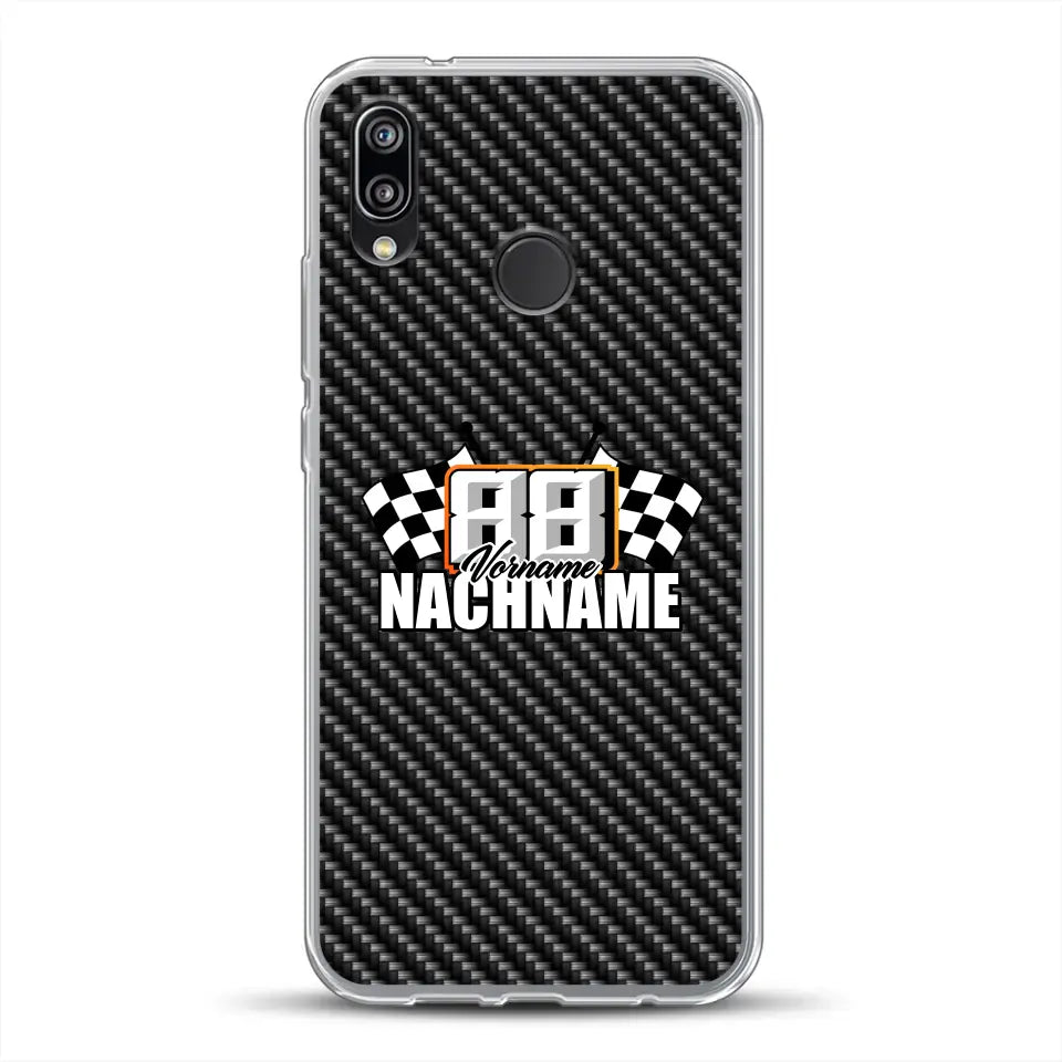 Carbon Style #1 - Individuelle Handyhülle für Huawei