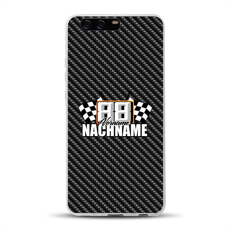 Carbon Style #1 - Individuelle Handyhülle für Huawei