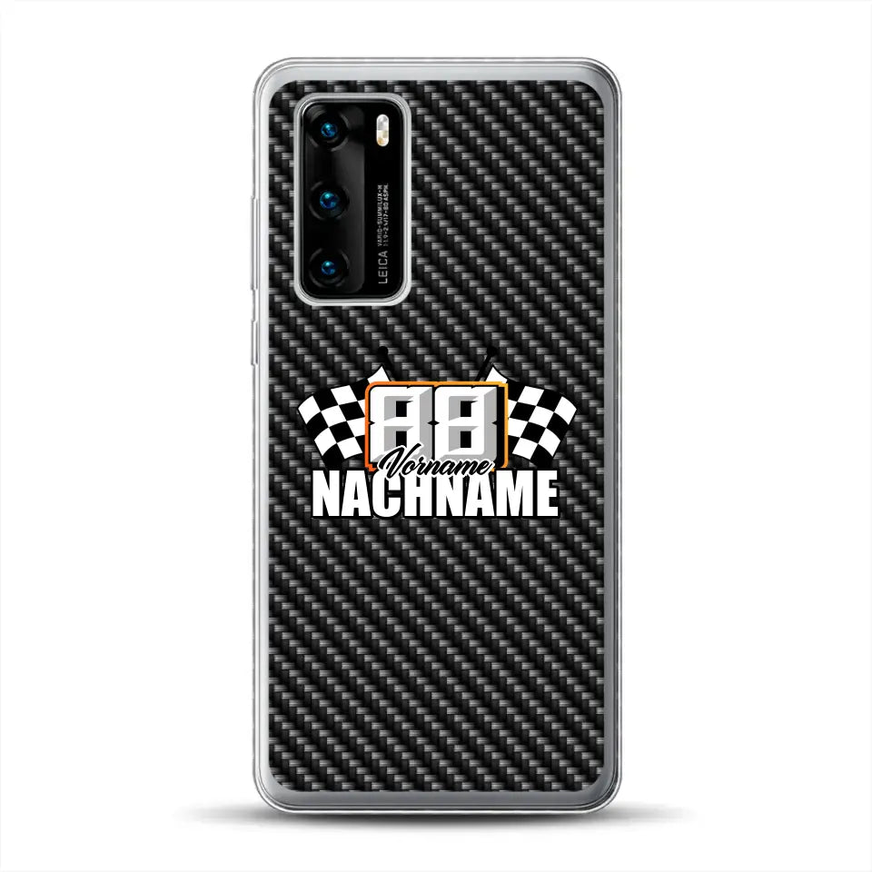 Carbon Style #1 - Individuelle Handyhülle für Huawei