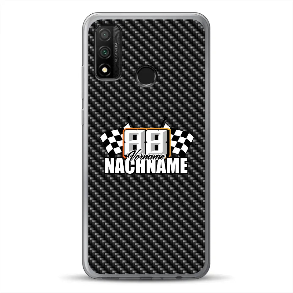 Carbon Style #1 - Individuelle Handyhülle für Huawei
