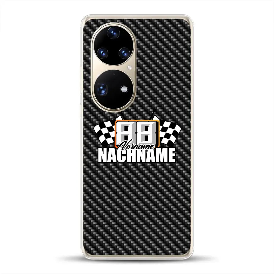 Carbon Style #1 - Individuelle Handyhülle für Huawei