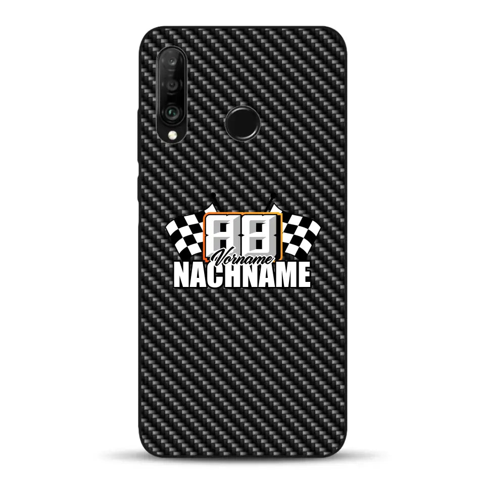 Carbon Style #1 - Individuelle Handyhülle für Huawei
