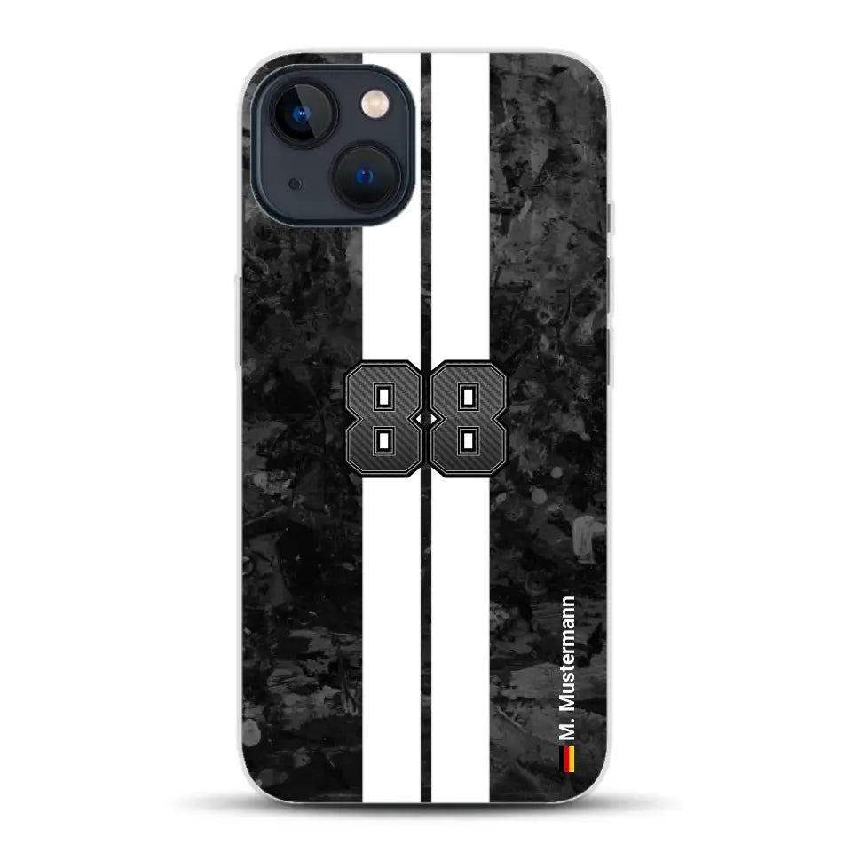 Carbon style #2 - Personnalisé coque pour iPhone