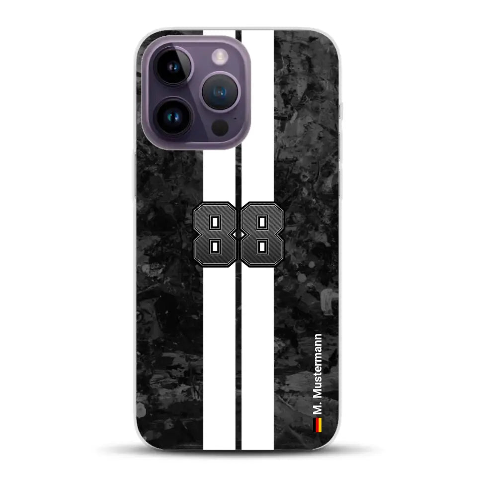 Carbon style #2 - Personnalisé coque pour iPhone