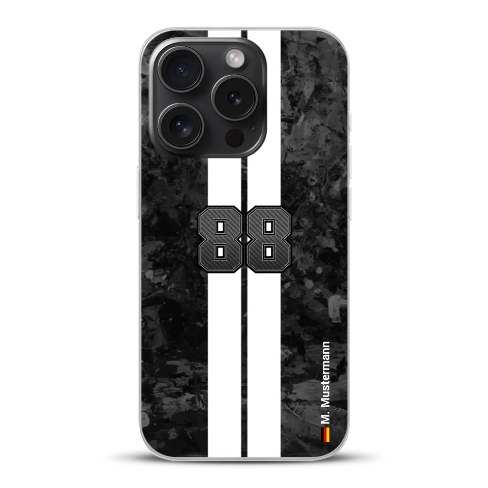 Carbon style #2 - Personnalisé coque pour iPhone