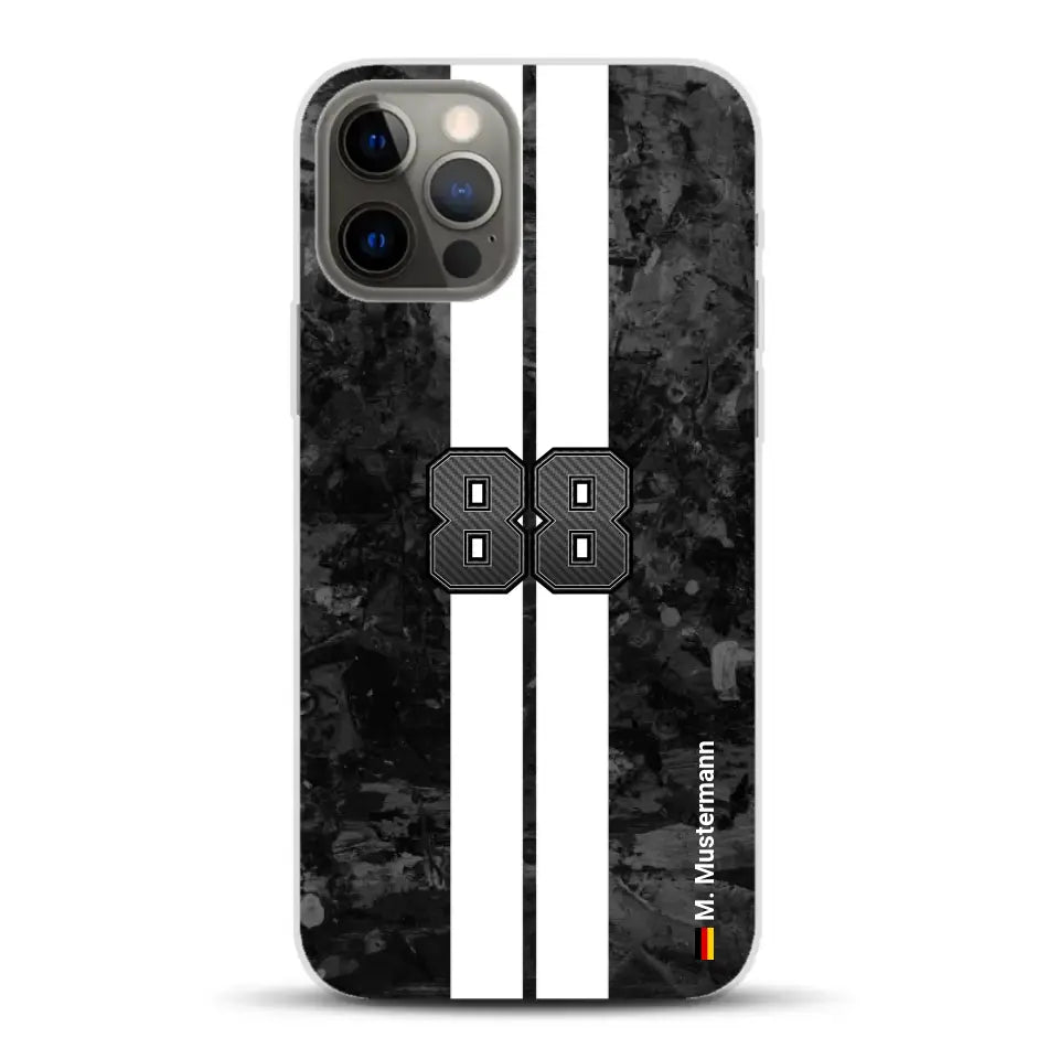 Carbon style #2 - Personnalisé coque pour iPhone
