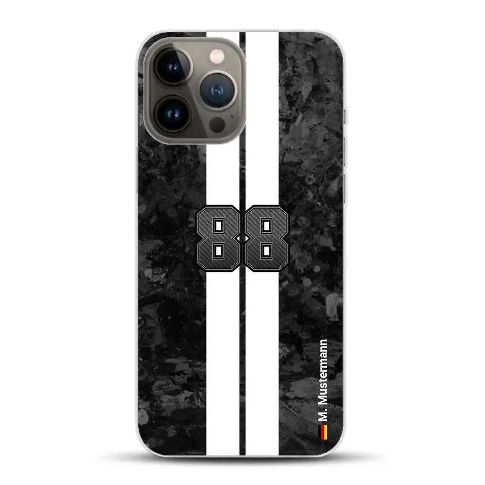 Carbon style #2 - Personnalisé coque pour iPhone
