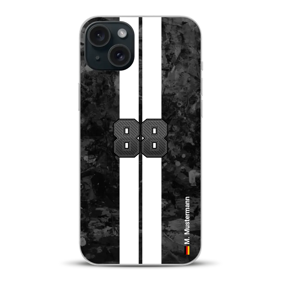 Carbon style #2 - Personnalisé coque pour iPhone