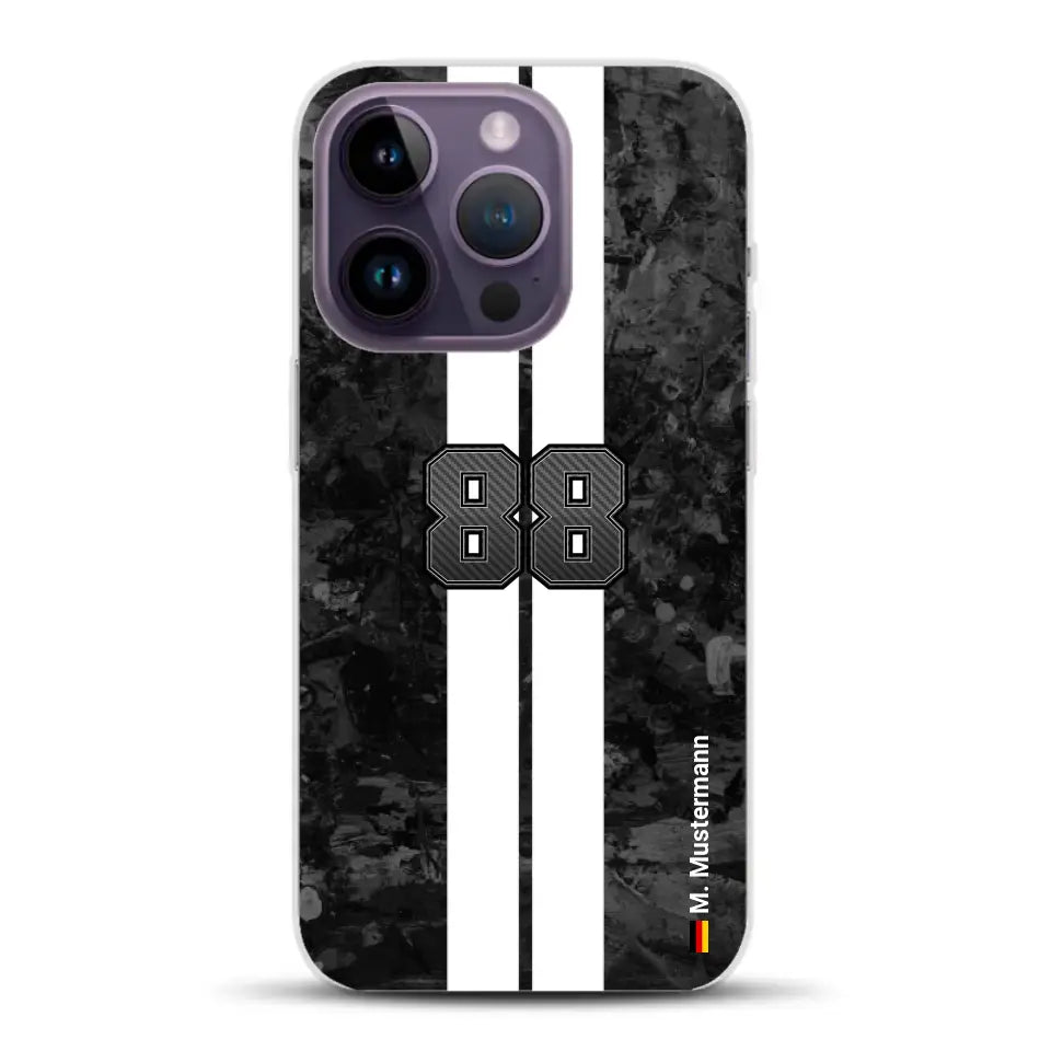 Carbon style #2 - Personnalisé coque pour iPhone