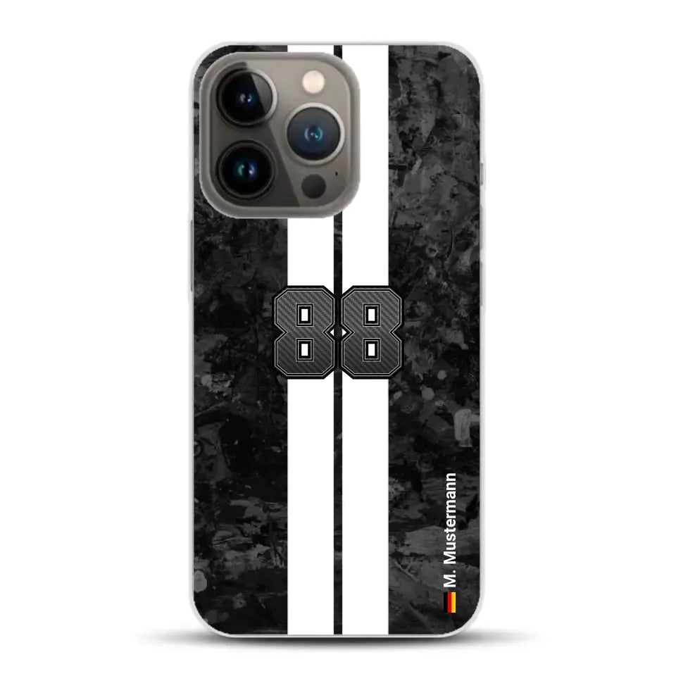 Carbon style #2 - Personnalisé coque pour iPhone